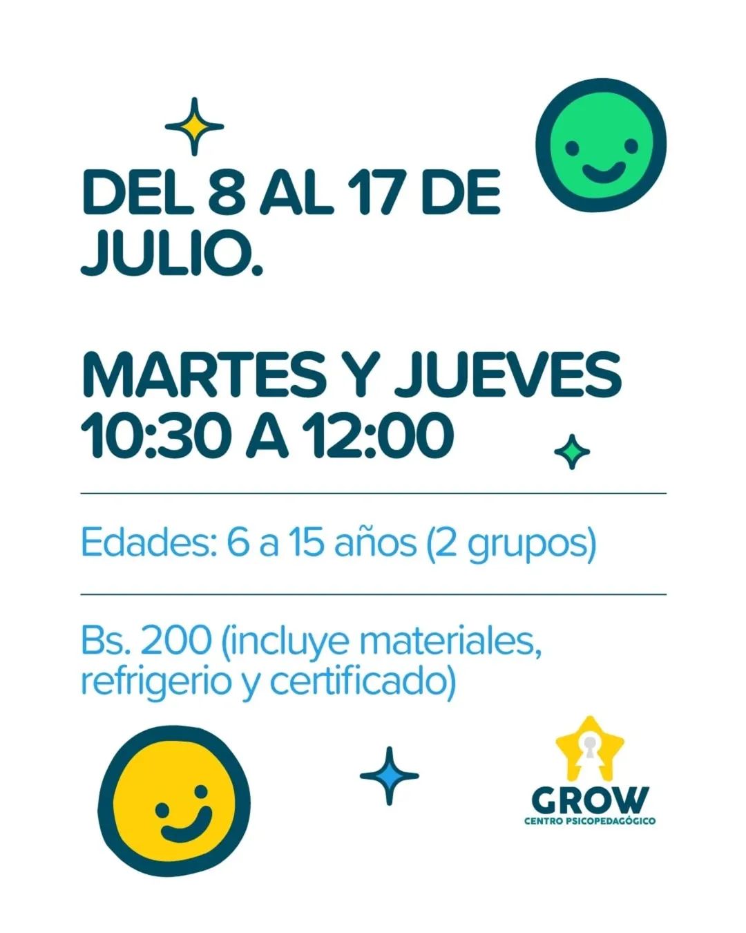 La Paz - Taller refuerzo en Lectura, escritura y caligrafía